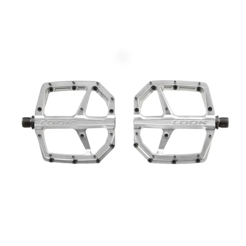 Look Trail Roc+ Flat MTB Pedals - Silver
