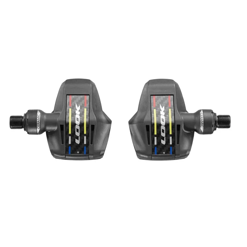 Look Keo Blade Ceramic 12nm 56mm Q-Factor Clipless Road Pedals - Black-1