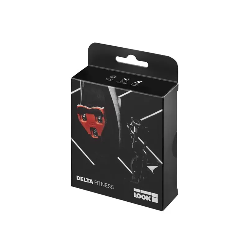 Look Delta Fitness Grip 9 Degrees Road Pedal Cleat - Red-3