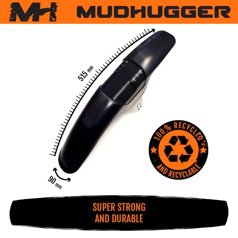 Mudhugger EVO Ziptie Fitting Front Mudguarg - Long-7