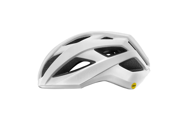 Liv Rev Comp Mips Women's Road Helmet - Metallic White-2