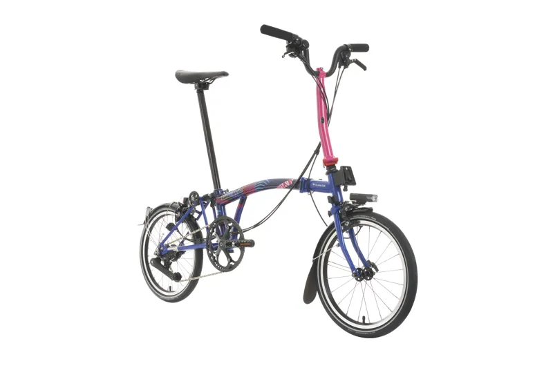 Brompton P Line Team GB Edition 2024 Folding Bike - Piccadilly Blue-1