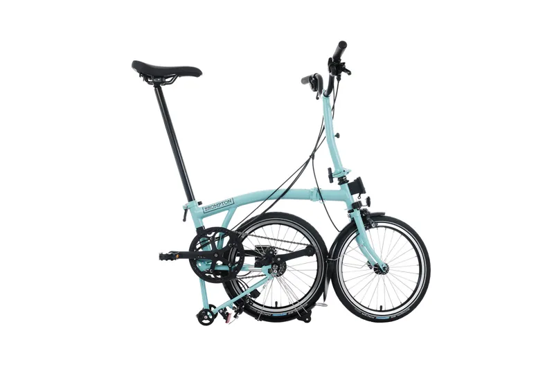 Brompton M12L C Line 12 Speed 2025 Folding Bike - Turkish Green-2