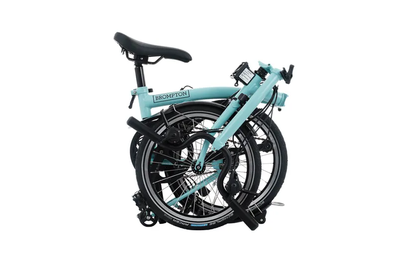 Brompton M12L C Line 12 Speed 2025 Folding Bike - Turkish Green-3