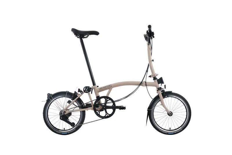Brompton C Line 12 Speed Mid Bar 2026 Folding Bike -  Dune Sand