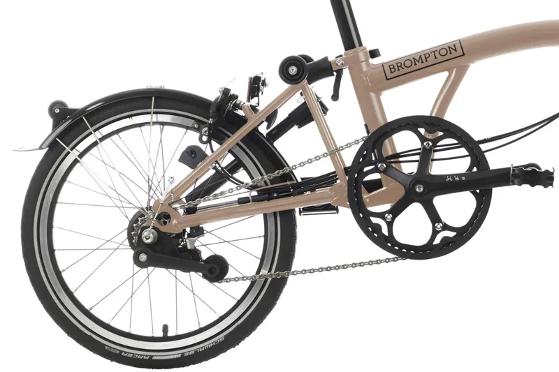 Brompton C Line 12 Speed Mid Bar 2026 Folding Bike -  Dune Sand-5