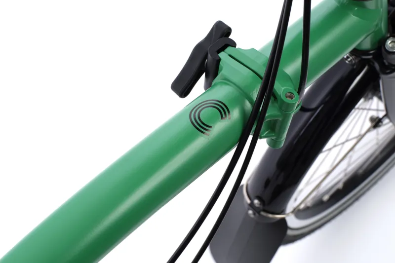 Brompton C Line 4 Speed Mid Bar 2026 Folding Bike - Palm Green-4