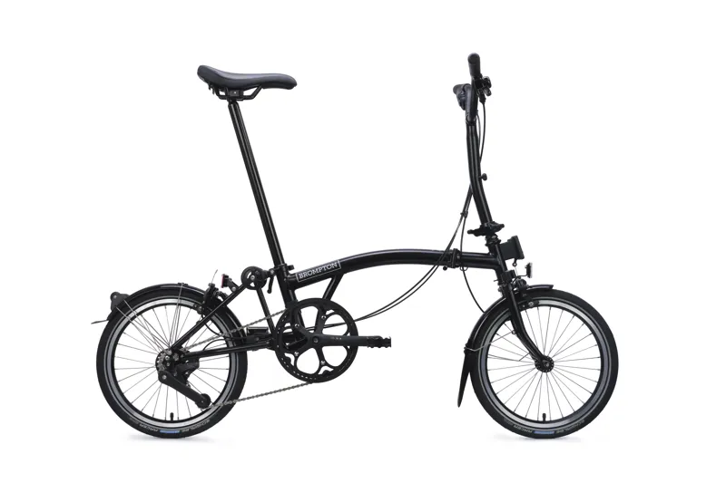 Brompton C Line 4 Speed Mid Bar 2026 Folding Bike - Matt Black