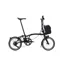 Brompton P Line 4 Speed Mid Bar 2026 Electric Folding Bike - Matt Black