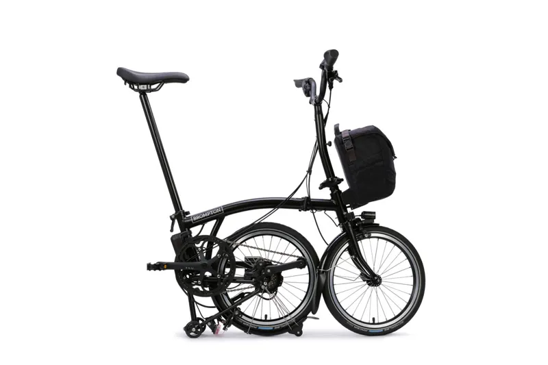 Brompton M4L C Line 4 Speed 2026 Electric Folding Bike - Matt Black-2