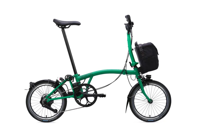 Brompton M4L C Line 4 Speed 2026 Electric Folding Bike - Palm Green