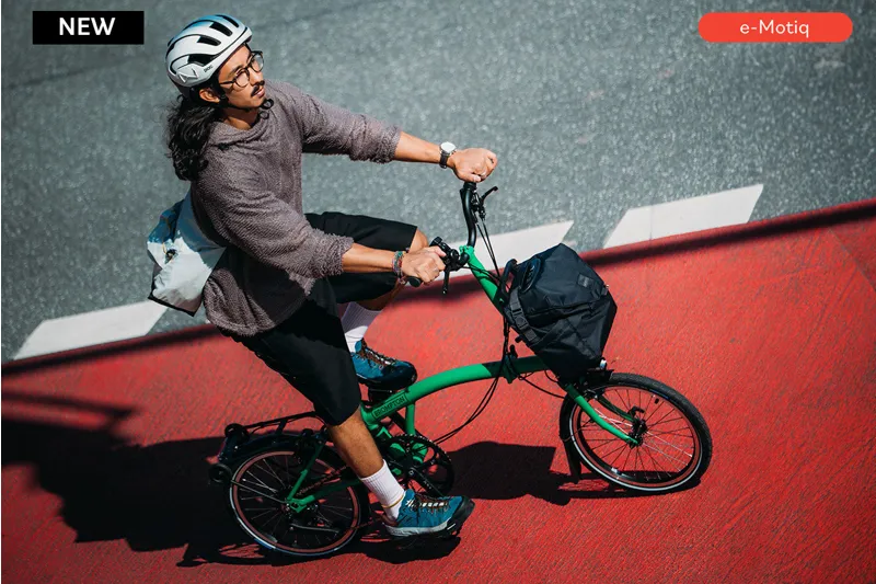 Brompton M4L C Line 4 Speed 2026 Electric Folding Bike - Palm Green-5