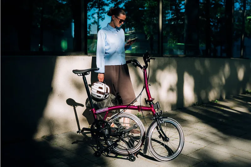 Brompton M4L P Line 4 Speed 2026 Folding Bike - Amethyst Lacquer - 54T-7
