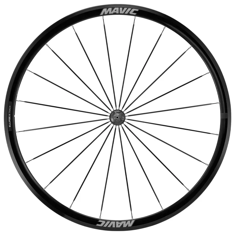 Mavic Ellipse II Track Rim Brake Front Road Wheel - Black