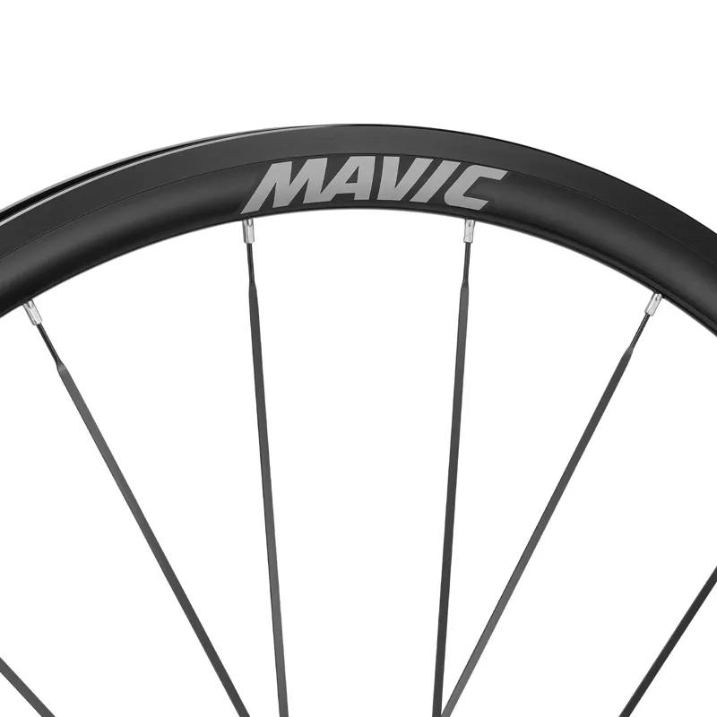 Mavic Ellipse II Track Rim Brake Road Wheelset - Black-4