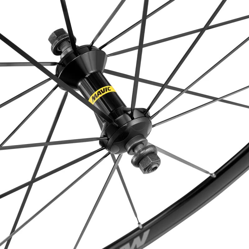 Mavic Ellipse II Track Rim Brake Front Road Wheel - Black-2