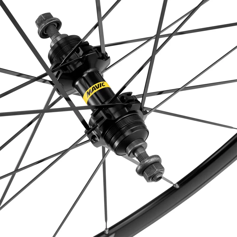 Mavic Ellipse II Track Rim Brake Rear Road Wheel - Black-2