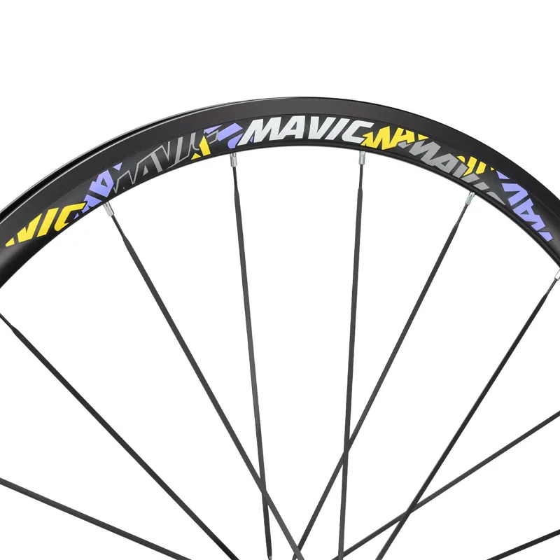 Mavic Ellipse II Downtown Track Rim Brake Front Road Wheel - Black-1