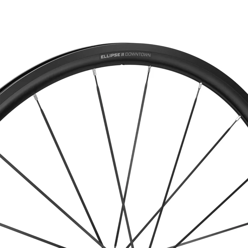 Mavic Ellipse II Downtown Track Rim Brake Road Wheelset - Black-4