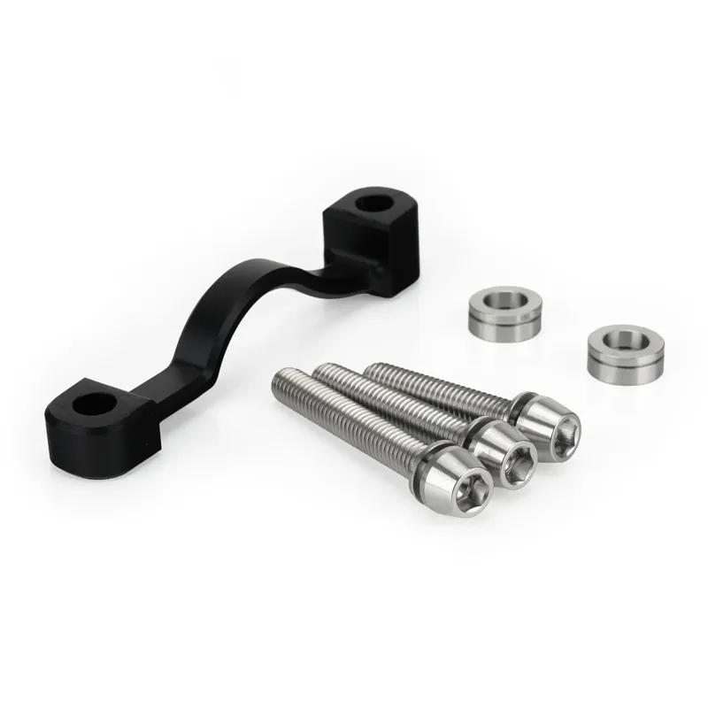 HEL Advocate +20mm Post Mount Adapter Titanium Bolt Kit - Black