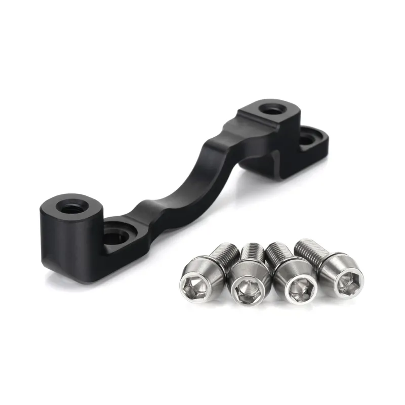 HEL Advocate +43mm Post Mount Adapter Titanium Bolt Kit - Black