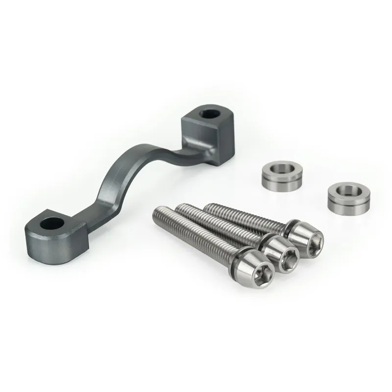 HEL Advocate +23mm Post Mount Caliper Titanium Bolt Kit - Grey