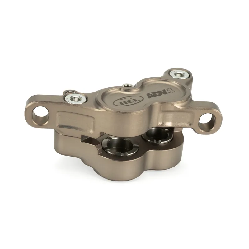 HEL Advocate 4-Piston Hydraulic Disc Brake System - Bronze/Silver/Carbon-6