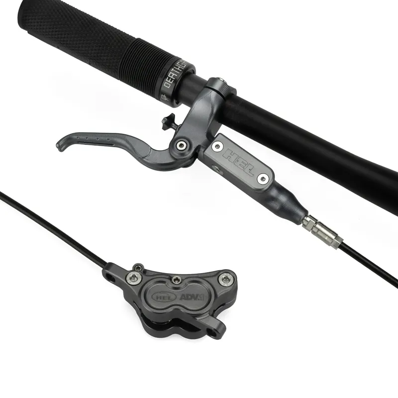 HEL Advocate 4-Piston Hydraulic Disc Brake System - Vapour Grey/Carbon