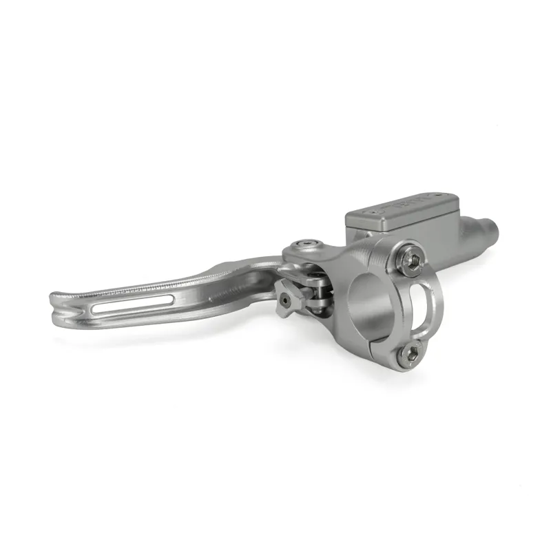 HEL Advocate 4-Piston Hydraulic Disc Brake System - Hyper Silver/Clear-1