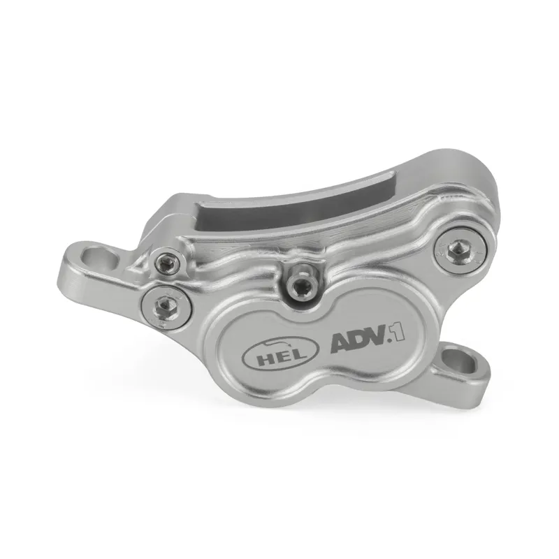 HEL Advocate 4-Piston Hydraulic Disc Brake System - Silver/Grey/Clear-3