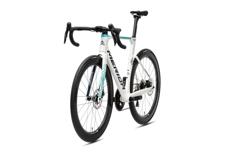 Merida Reacto 6000 2025 Carbon Aero Road Bike - Teal/Pearl-9