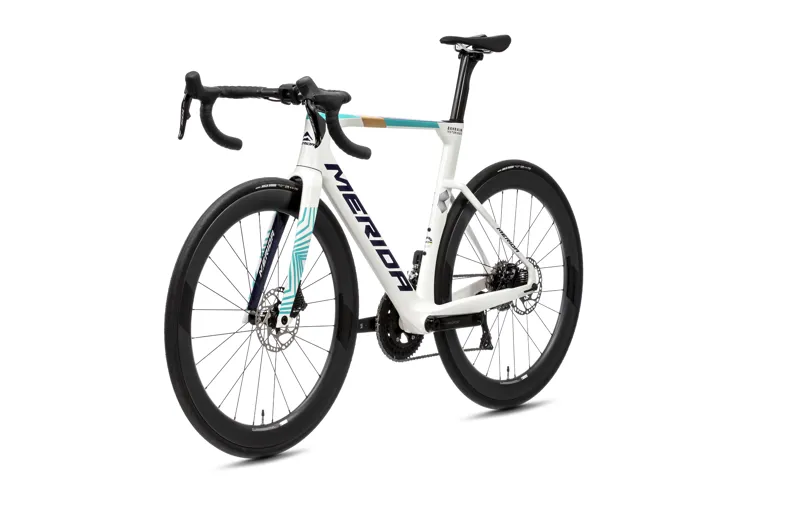 Merida Reacto 6000 2025 Carbon Aero Road Bike - Teal/Pearl-10