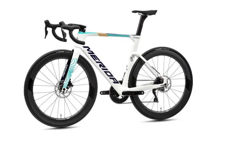 Merida Reacto 6000 2025 Carbon Aero Road Bike - Teal/Pearl-12