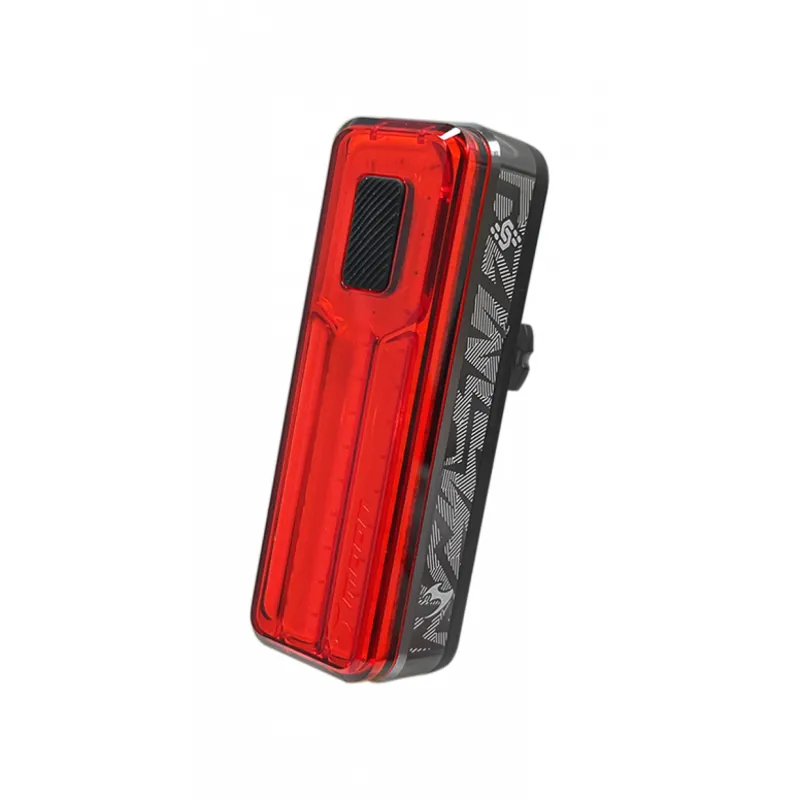 Moon Helix Sense 300 Lumens Rechargeable Rear Light - Black/Red