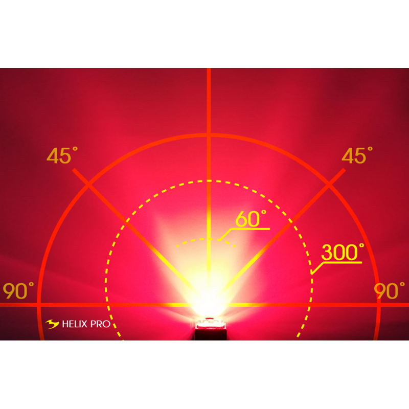 Moon Helix Pro 150 Lumens Rechargeable Rear Light - Black/Red-2