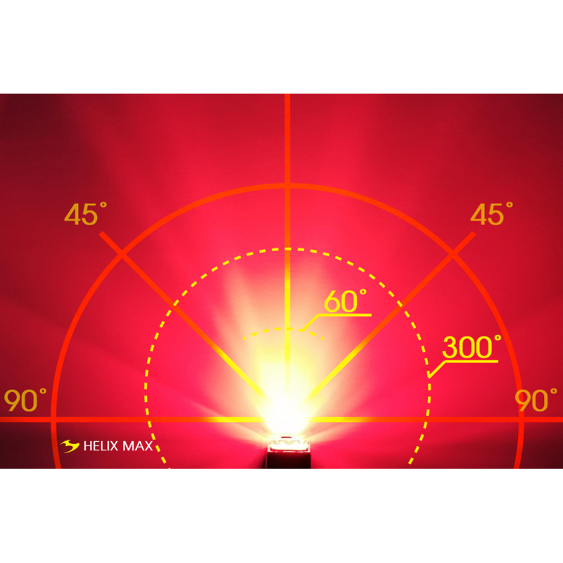 Moon Helix Max 250 Lumens Rechargeable Rear Light - Black/Red-2