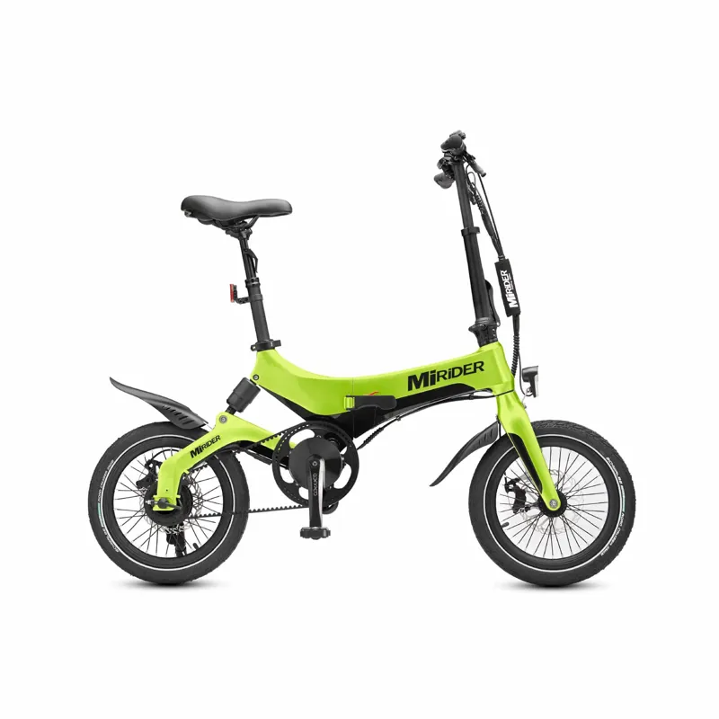 Mirider GB3 16w 3 Speed 2025 Folding Electric Bike - Acid Green