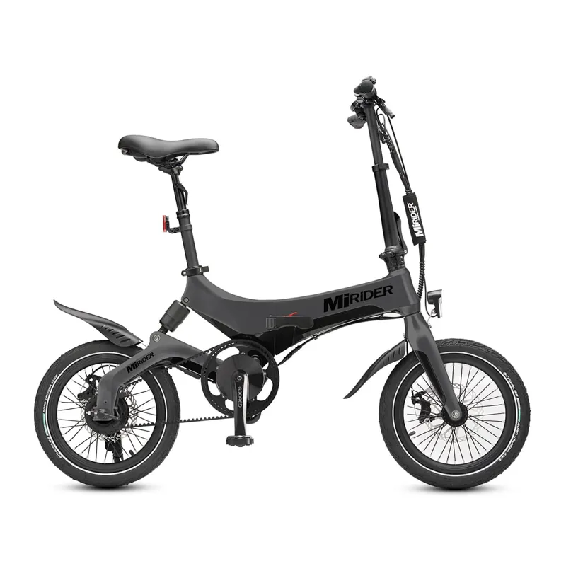 Mirider GB3 16w 3 Speed 2025 Folding Electric Bike - Onyx Grey