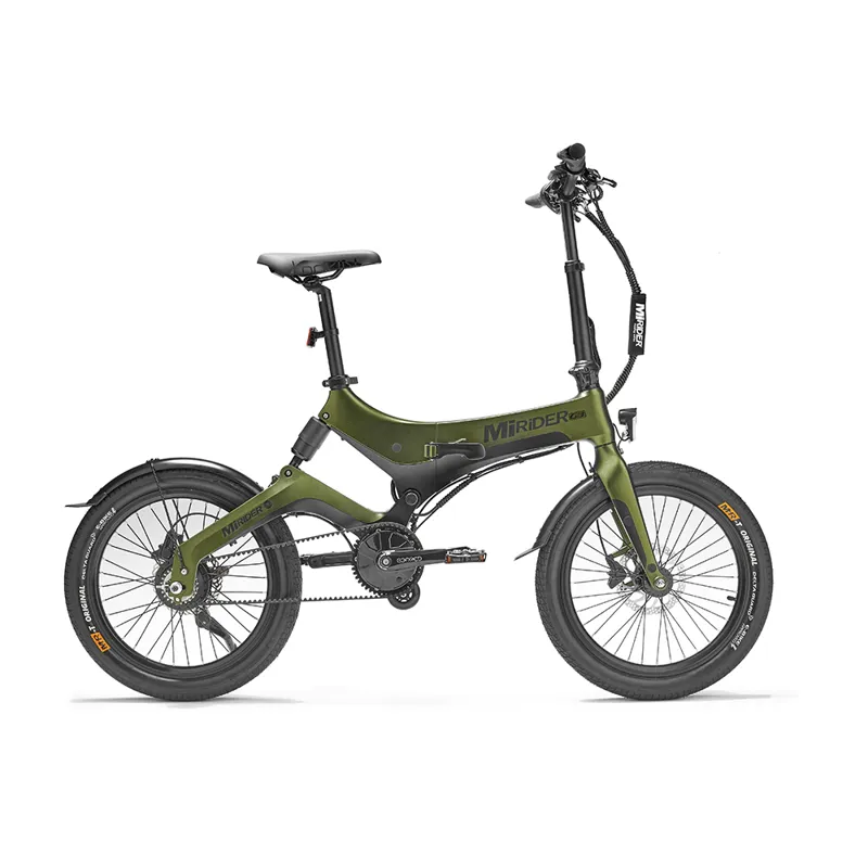 Mirider GB3 20w 3 Speed Electric Folding Bike - Aurora Green