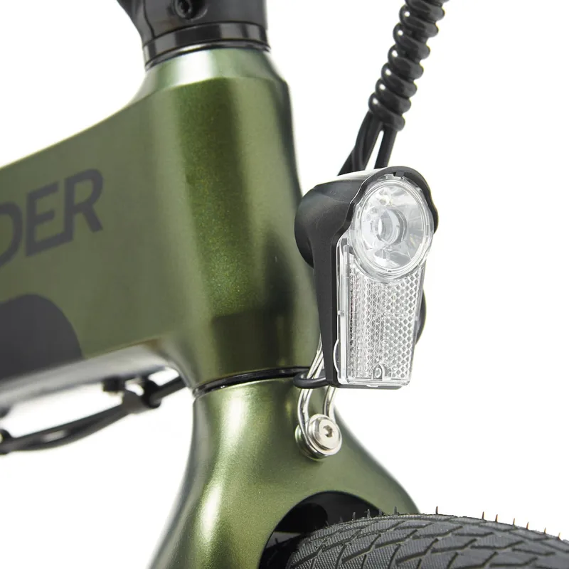 Mirider GB3 20w 3 Speed Electric Folding Bike - Aurora Green-2