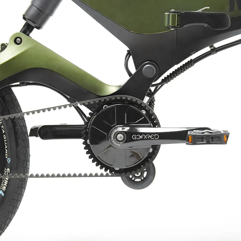 Mirider GB3 20w 3 Speed Electric Folding Bike - Aurora Green-7