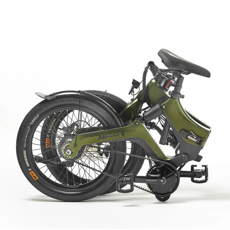 Mirider GB3 20w 3 Speed Electric Folding Bike - Aurora Green-1