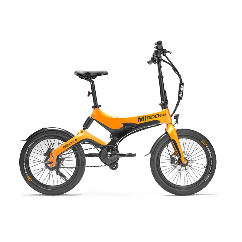 Mirider GB3 20w 3 Speed 2025 Electric Folding Bike - Ember Orange