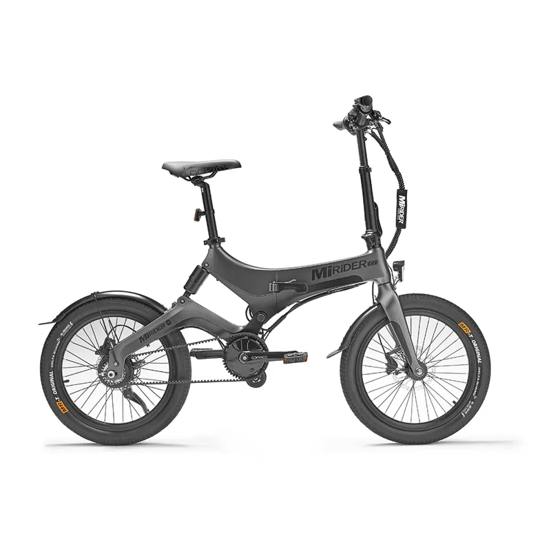 Mirider GB3 20w 3 Speed 2025 Electric Folding Bike - Onyx Grey