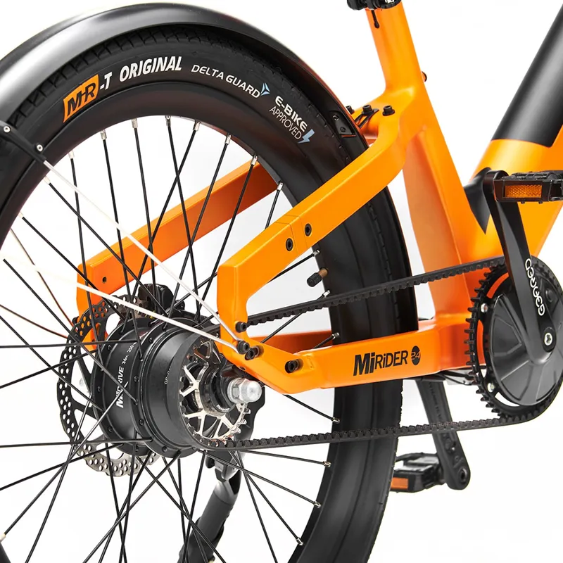 Mirider GB3 24w 3 Speed 2025 Electric Folding Bike - Ember Orange-12