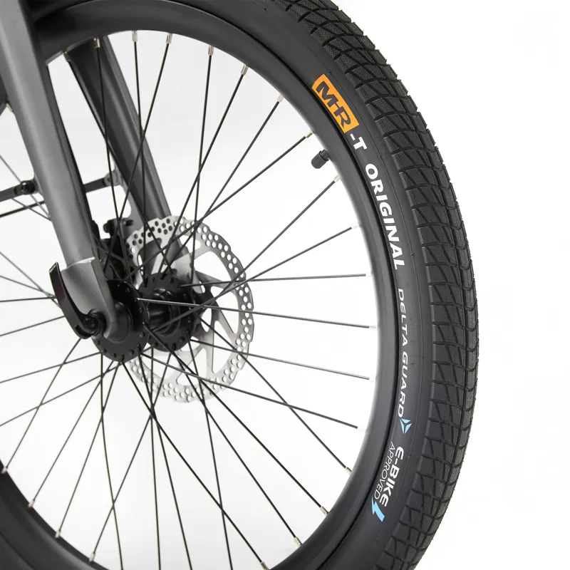 Mirider GB3 24w 3 Speed 2025 Electric Folding Bike - Onyx Grey-9