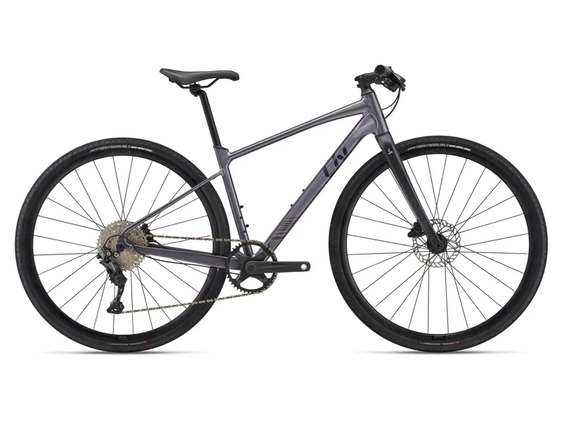 Liv Thrive 1 Women s Hybrid Bike Gloss Liquid Metal