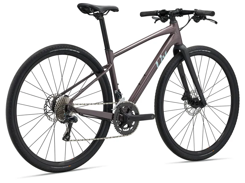 Liv Thrive 2 Women s Flat Bar Road Bike Charcoal Plum