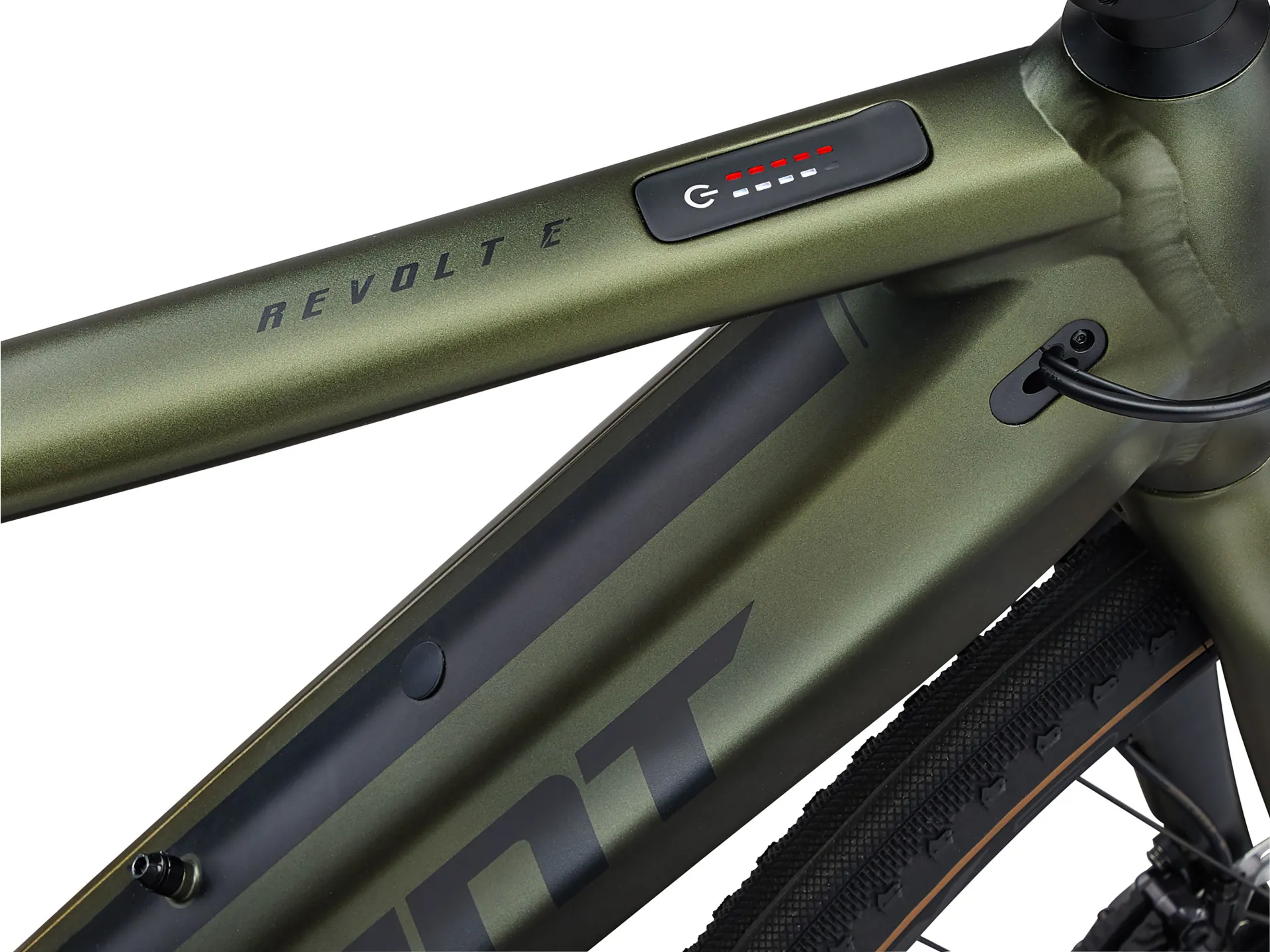 Giant Revolt E+ 2024 Electric Road Bike Phantom Green