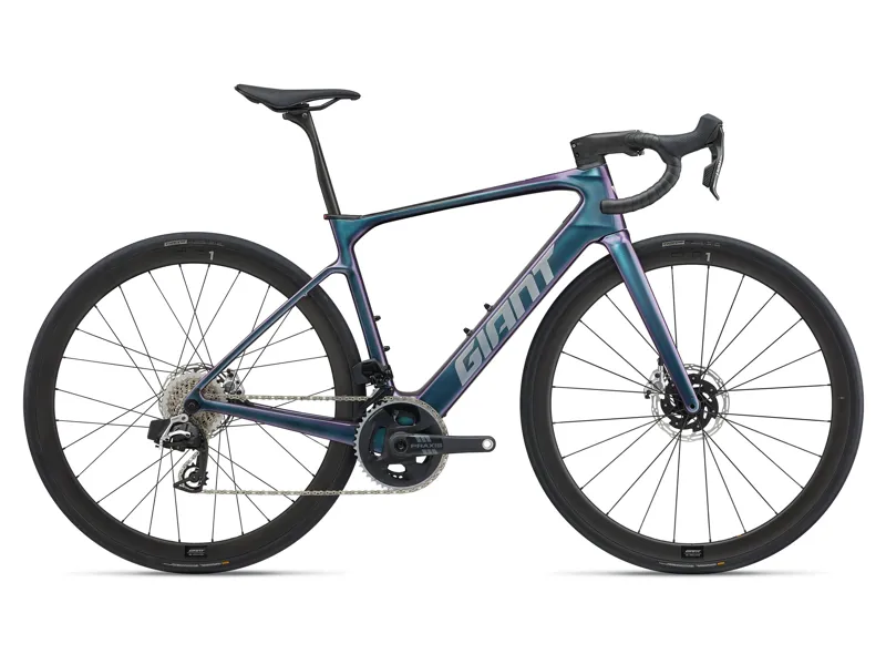 Giant Defy Advanced E+ Elite 0 2025 Electric Road bike - Blue Dragonfly